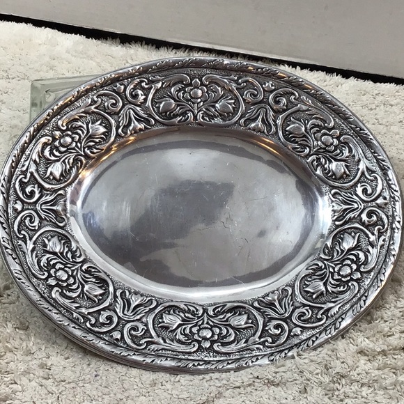 Wilton Armetale Dining Vtg Rwp Wilton Armetale Floral Silver